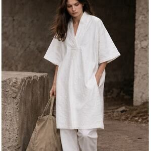 Girls of Dust Toku Dress Mighty Cotton Milk NWT